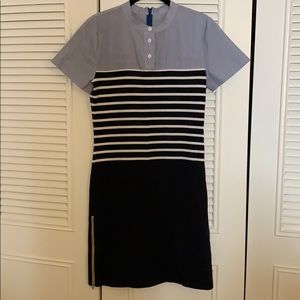Short Sleeve Breton Stripe Dress/Band of Outsiders